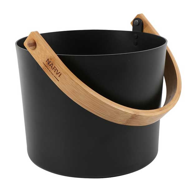 Narvi Black sauna bucket