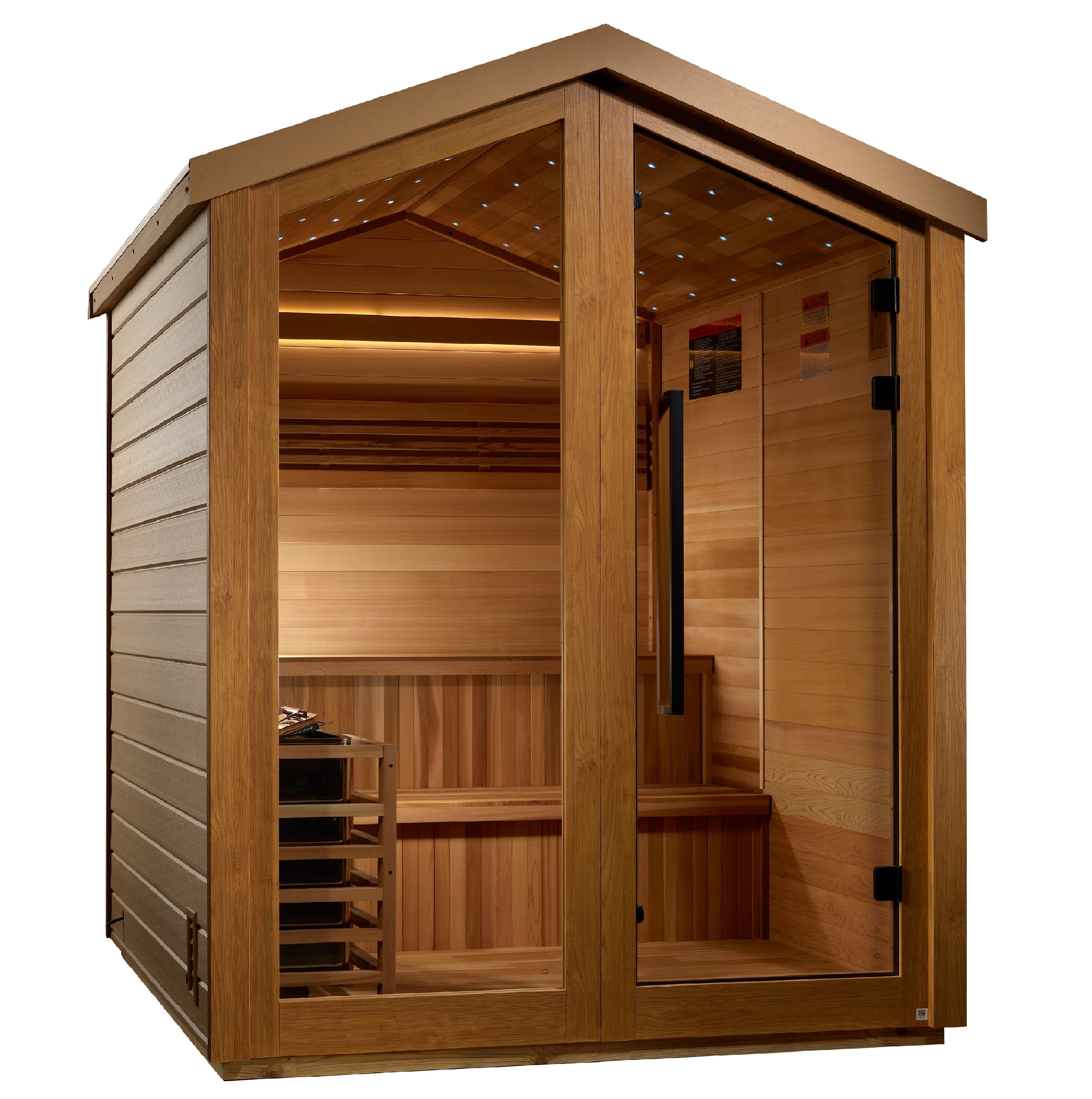 Golden Designs Kaarina 6 Person Outdoor Steam Sauna GDI-8506-01