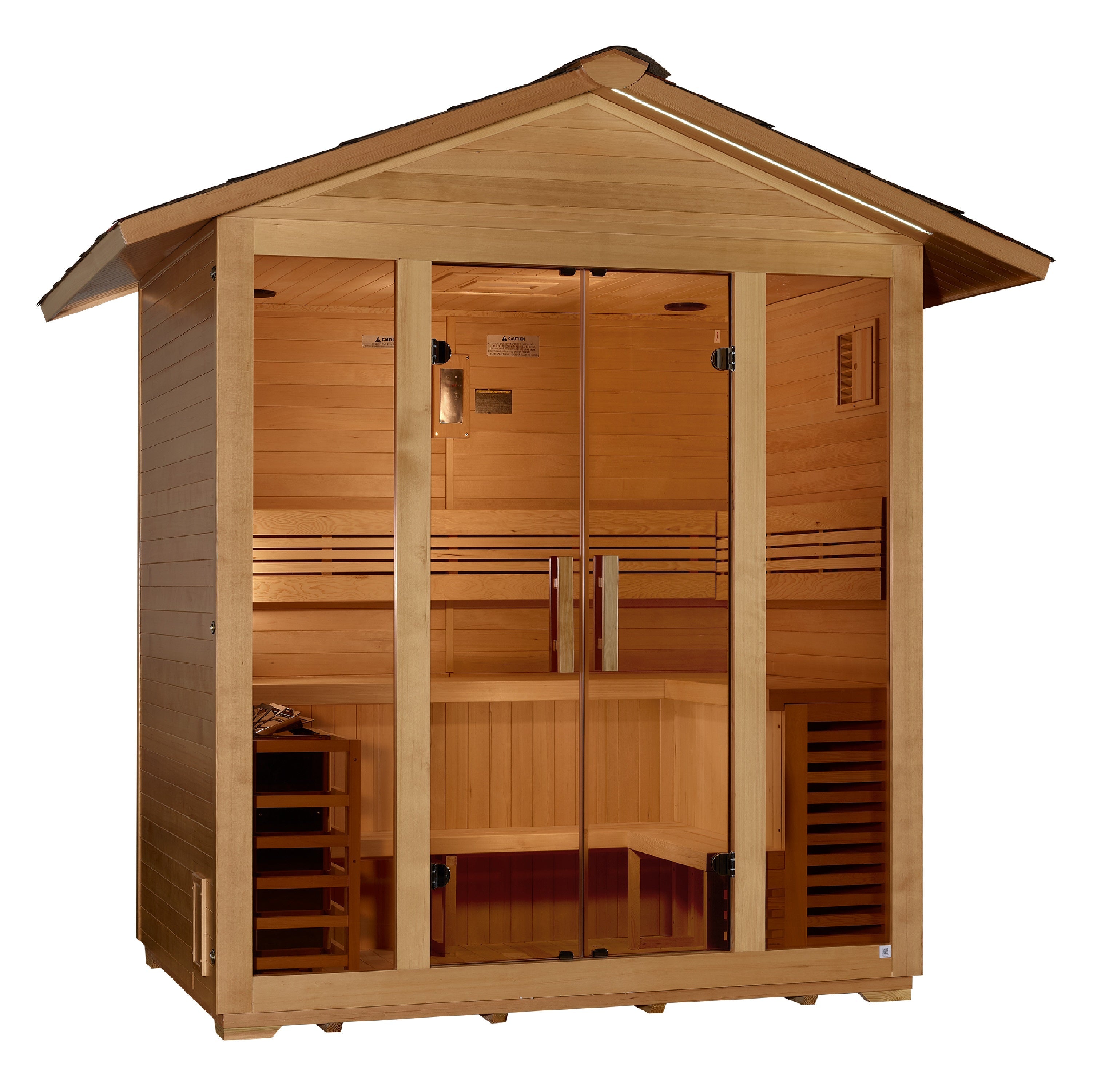 Golden Designs Vorarlberg 5 Person Outdoor Steam Sauna GDI-8105-01