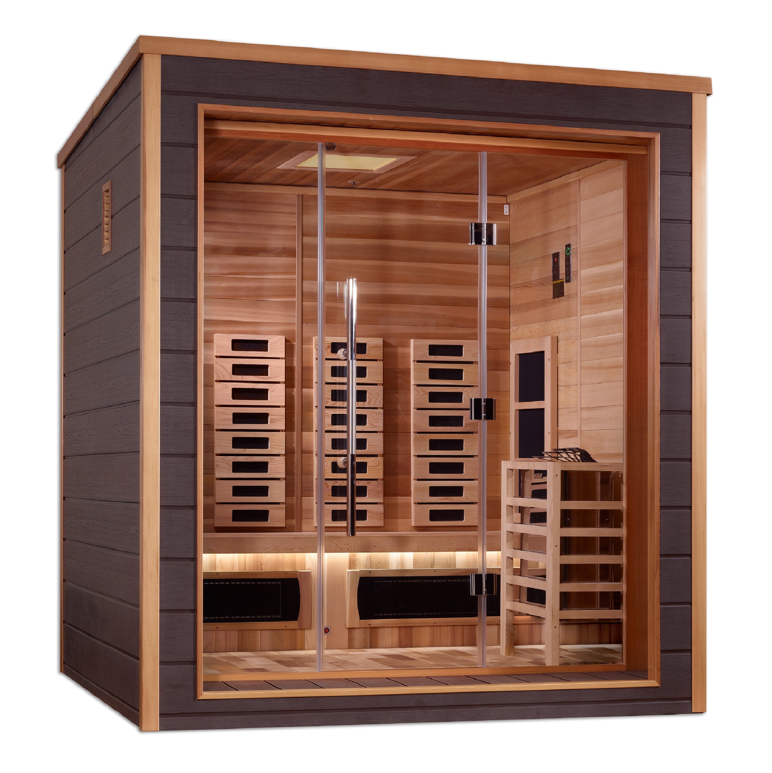 Golden Designs Visby 3 Person Hybrid Sauna GDI-8223-01
