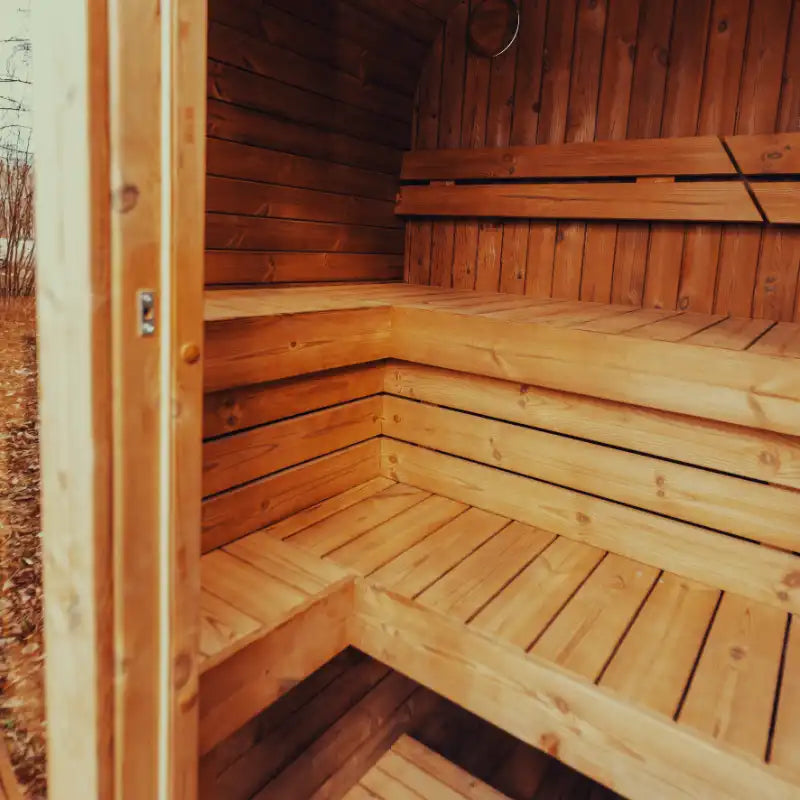Mande MW16 Outdoor Sauna — 4 Person ThermoWood
