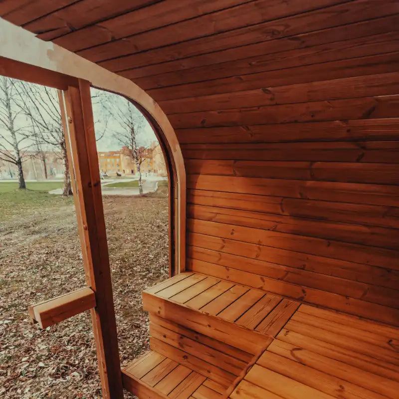 Mande MW16 Outdoor Sauna — 4 Person ThermoWood