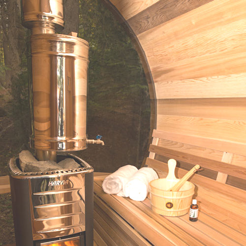 Chimney out the top with water tank