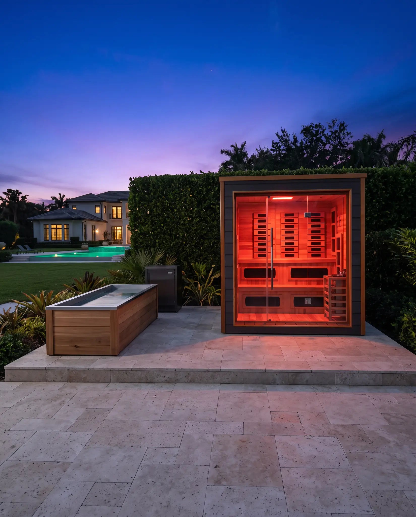Estate - outdoor recovery commission on a private terrace