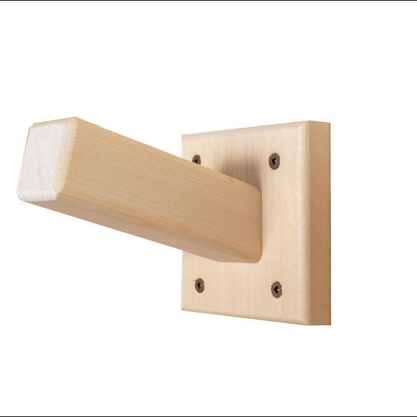 Single cedar towel hook