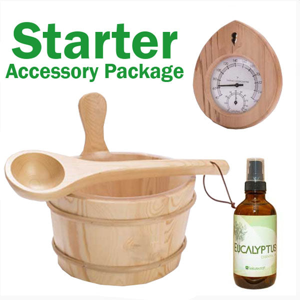 Starter sauna accessory package