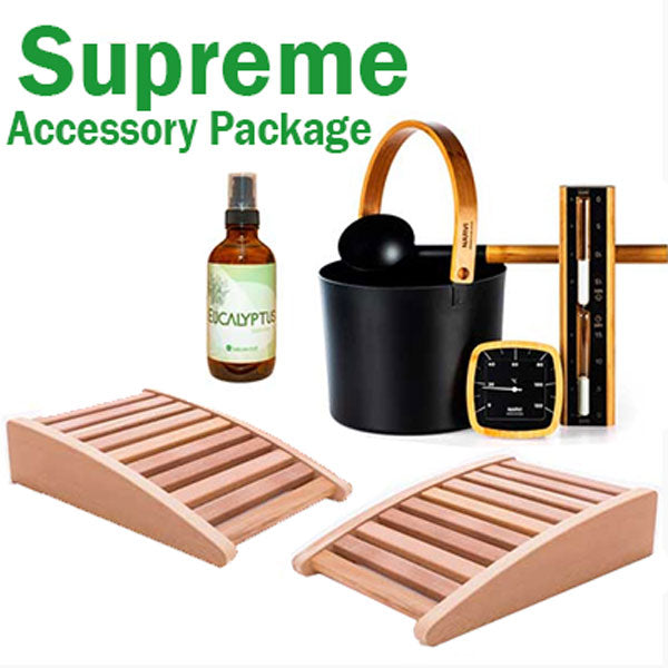 Supreme sauna accessory package
