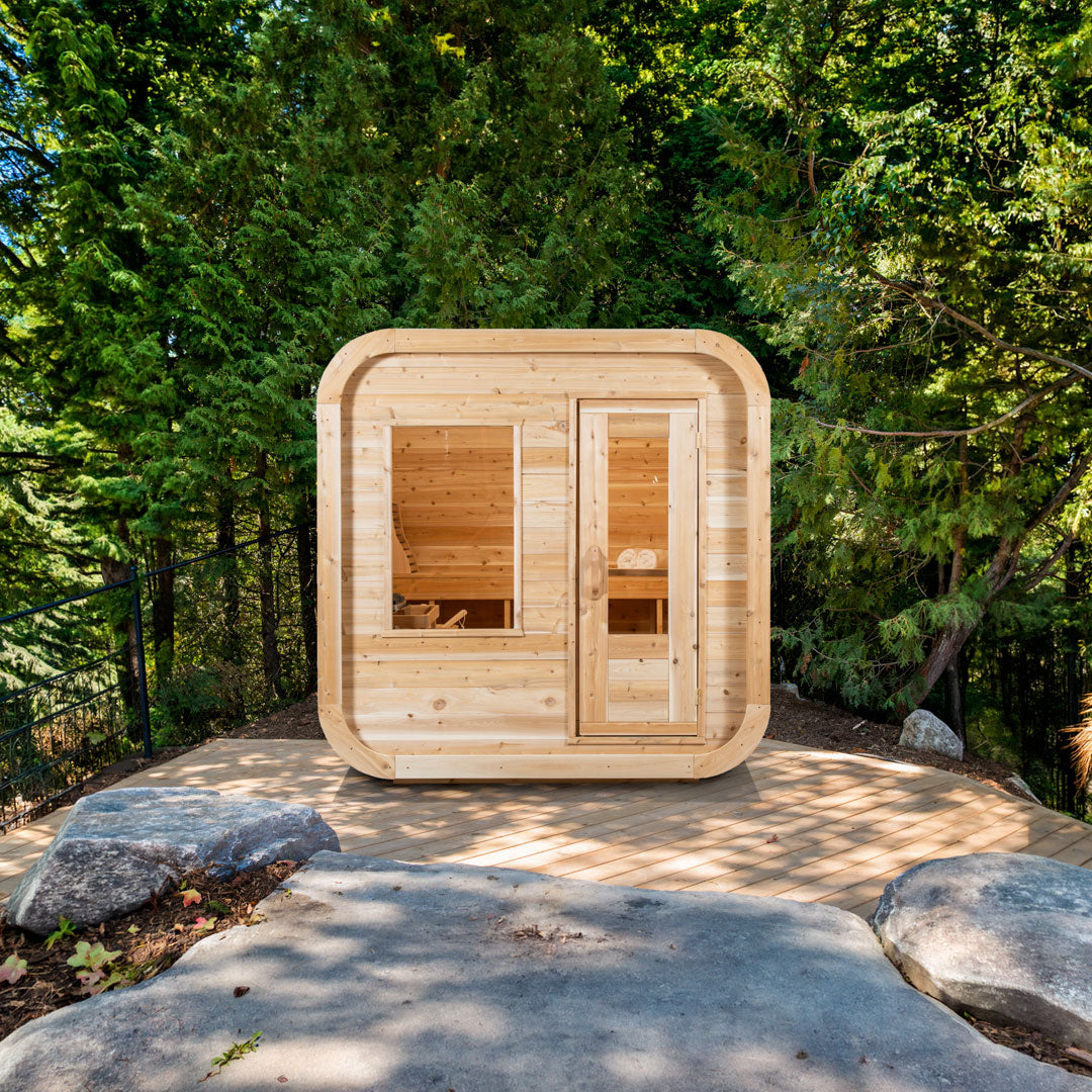 LeisureCraft CT Luna Sauna, Eastern White Cedar