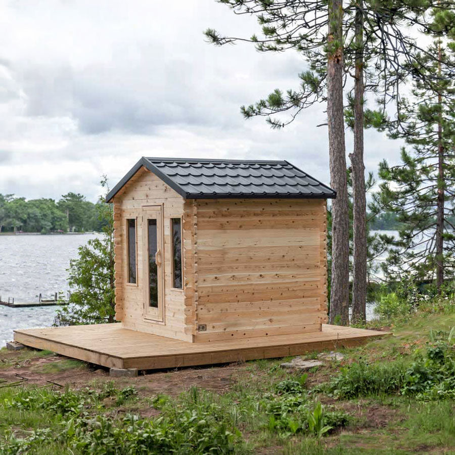 LeisureCraft CT Cabin Sauna, Eastern White Cedar