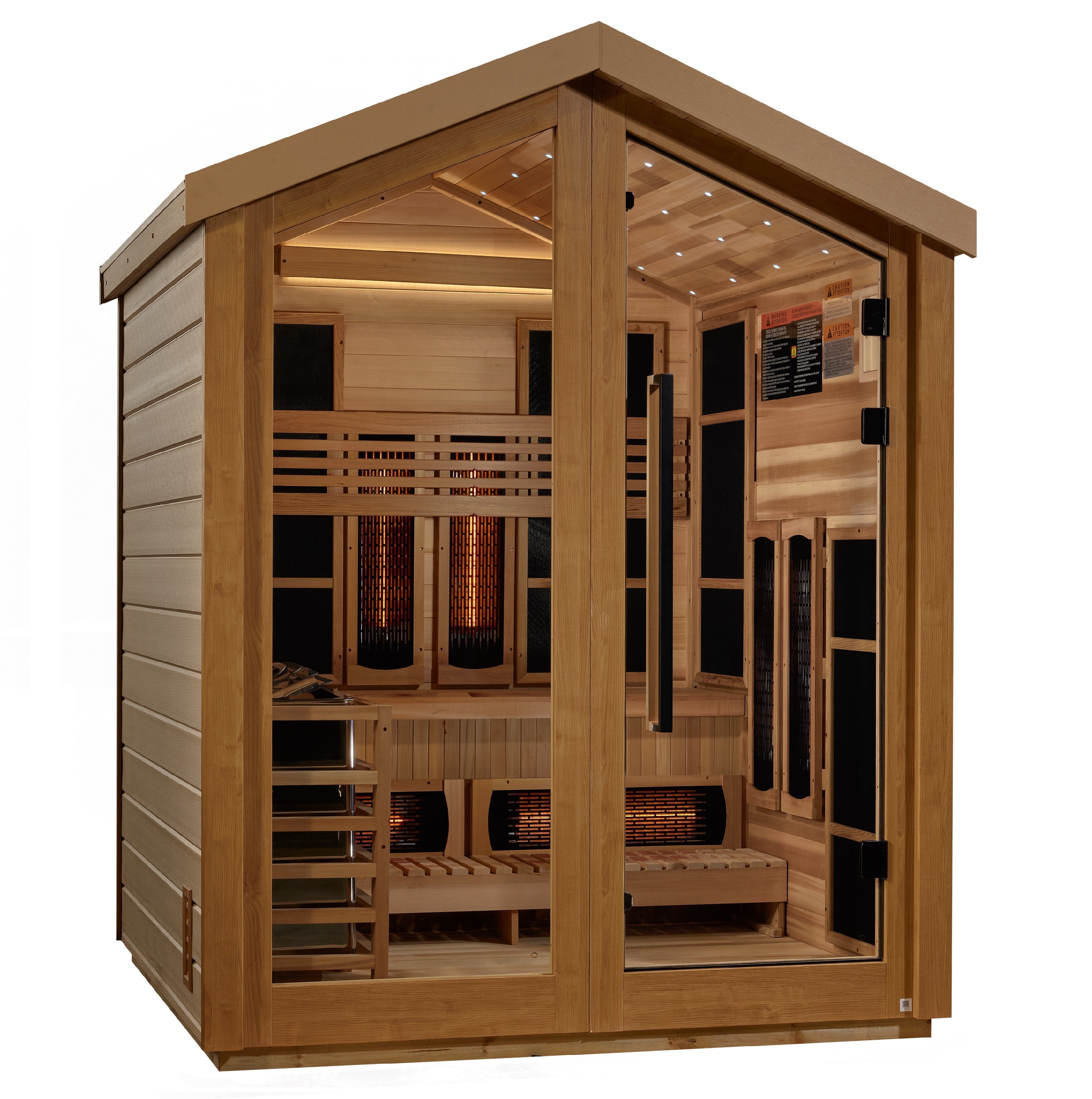 Golden Designs Loviisa 3 Person Outdoor Hybrid Sauna GDI-8523-01