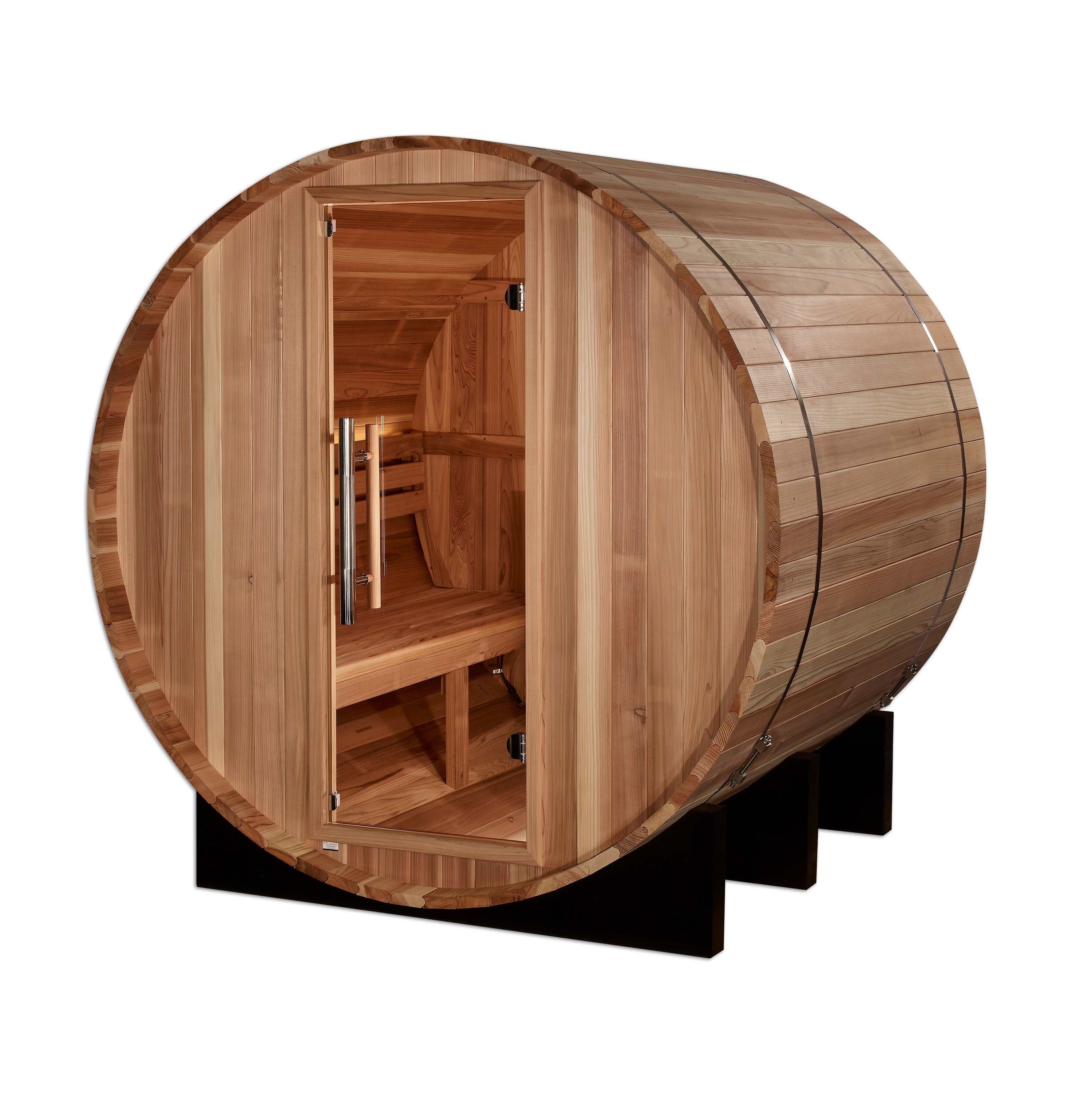Golden Designs St. Moritz Barrel Sauna GDI-B002-01