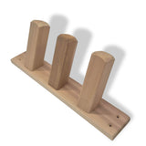 LeisureCraft Towel Hooks — 3 Peg