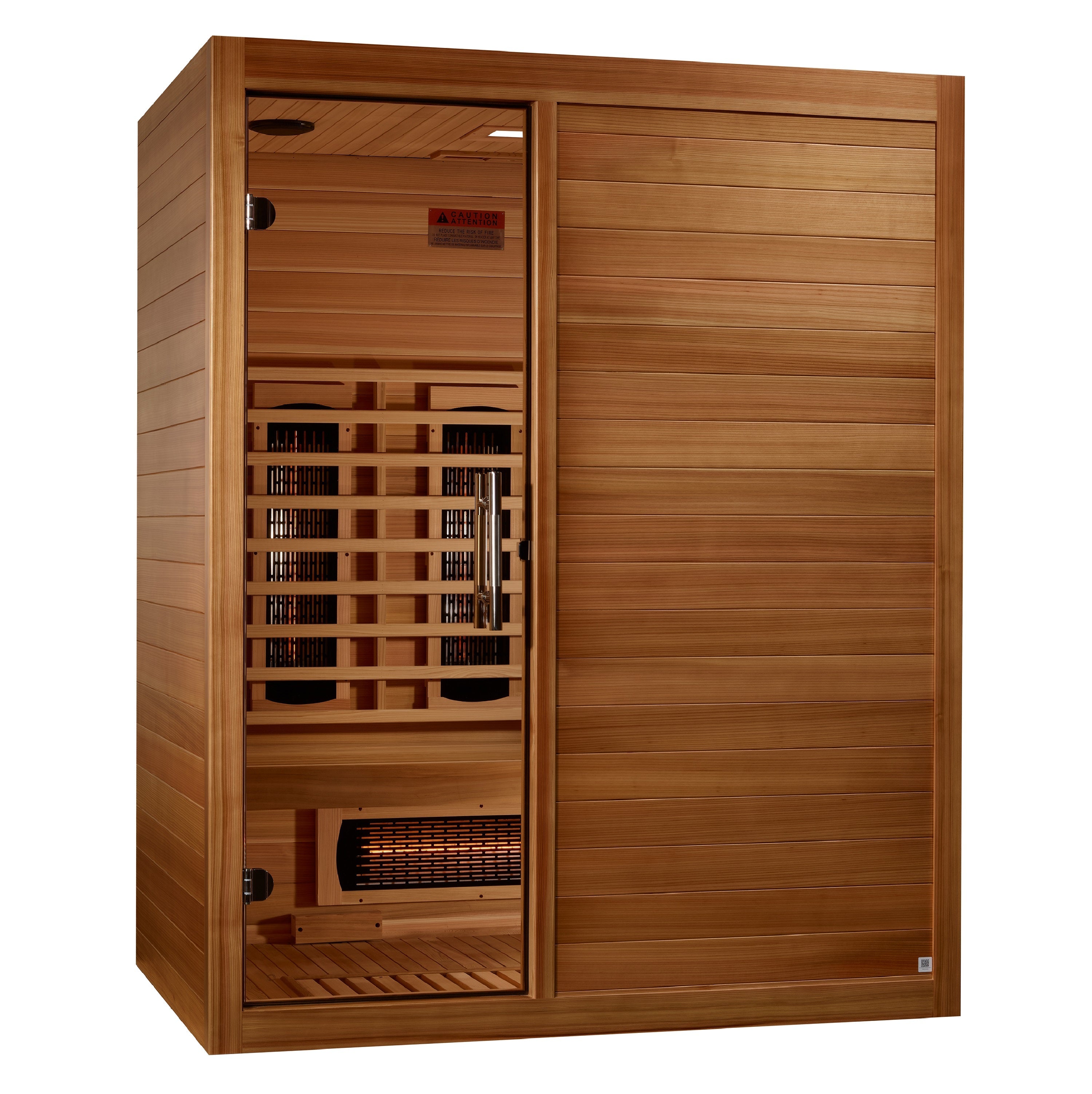 Maxxus S-Line MX-S306-01-FS-PC full spectrum cedar sauna