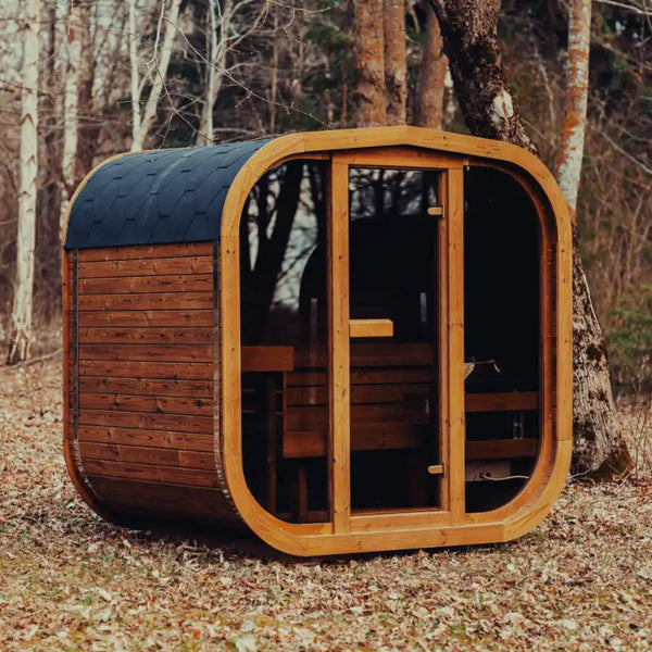 Mande MW16 Outdoor Sauna — 4 Person ThermoWood
