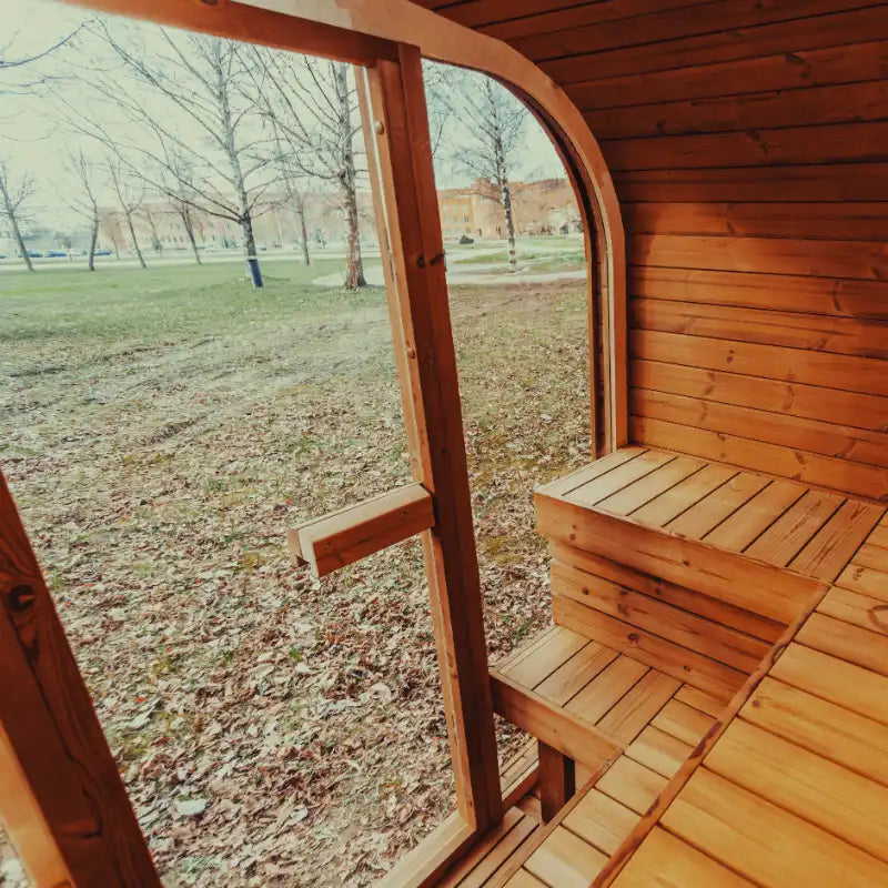 Mande MW16 Outdoor Sauna — 4 Person ThermoWood
