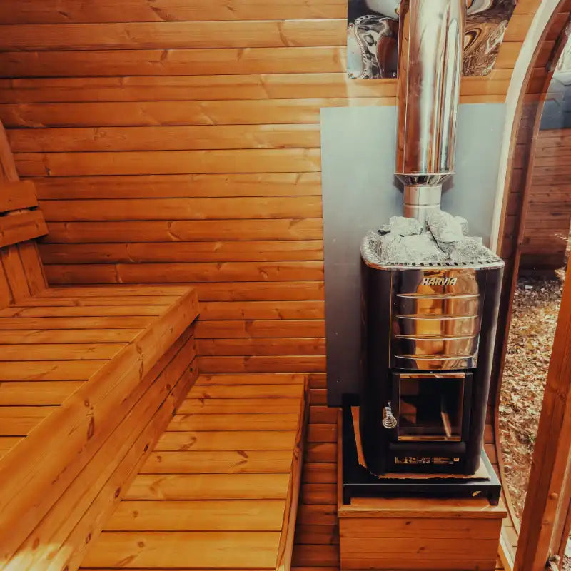 Mande MW20 Outdoor Sauna — 5–6 Person ThermoWood