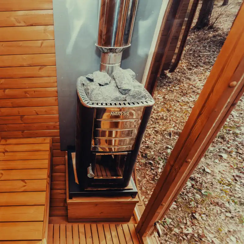 Mande MW20 Outdoor Sauna — 5–6 Person ThermoWood