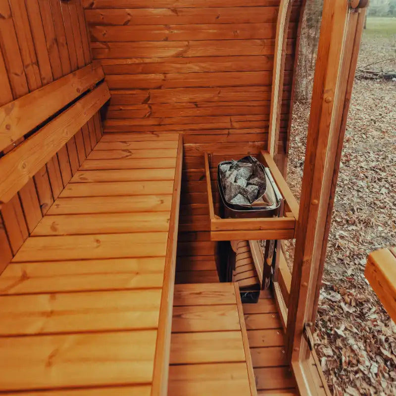 Mande MW12 Outdoor Sauna — 2–3 Person ThermoWood