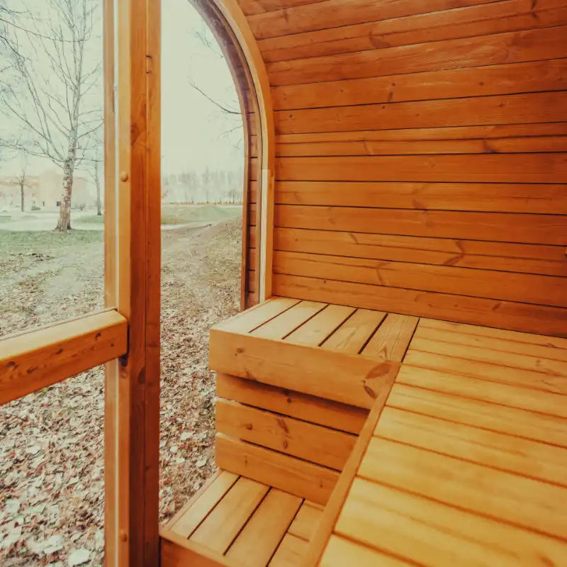 Mande MW12 Outdoor Sauna — 2–3 Person ThermoWood