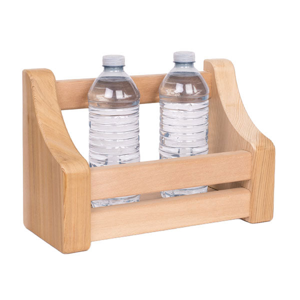 Cedar bottle shelf